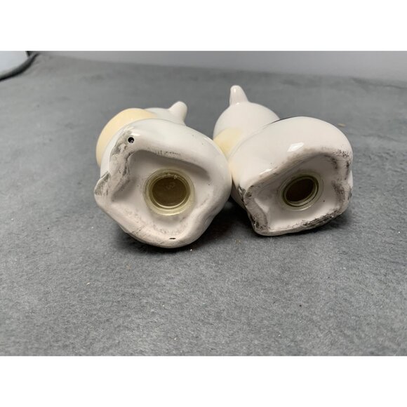 Vintage Ceramic Cow Salt & Pepper Shakers Figurine Set 1960s - Picture 5 of 9